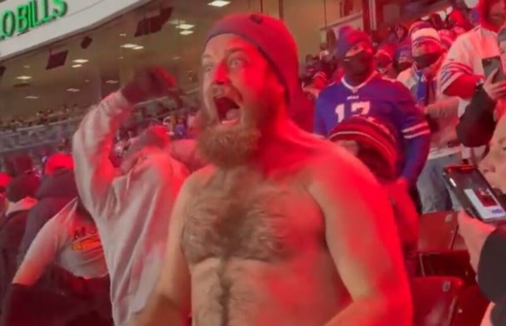 Ryan Fitzpatrick at Bills game in 2022