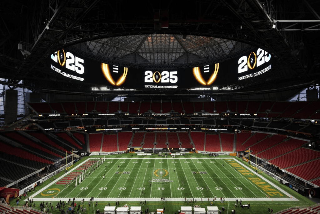 The 2024 CFP National Championship Game was played on January 20th, the latest in the sport's history. 