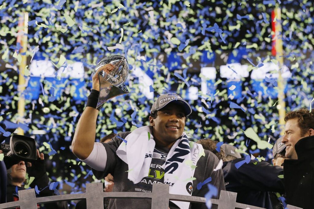 Russell Wilson won the Super Bowl in his second NFL season.