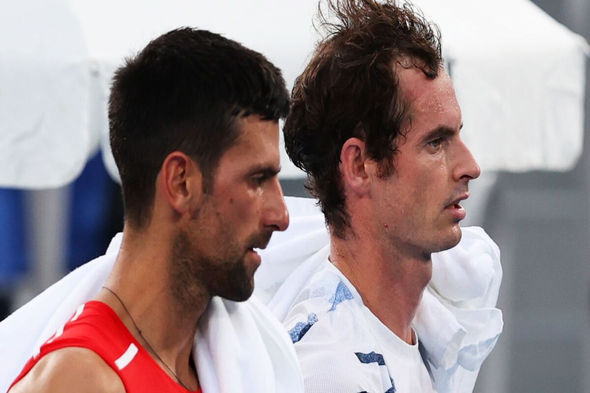 Andy Murray and Novak Djokovic