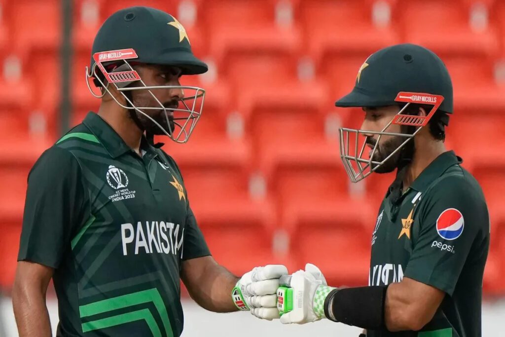 Babar Azam and Mohammad Rizwan 