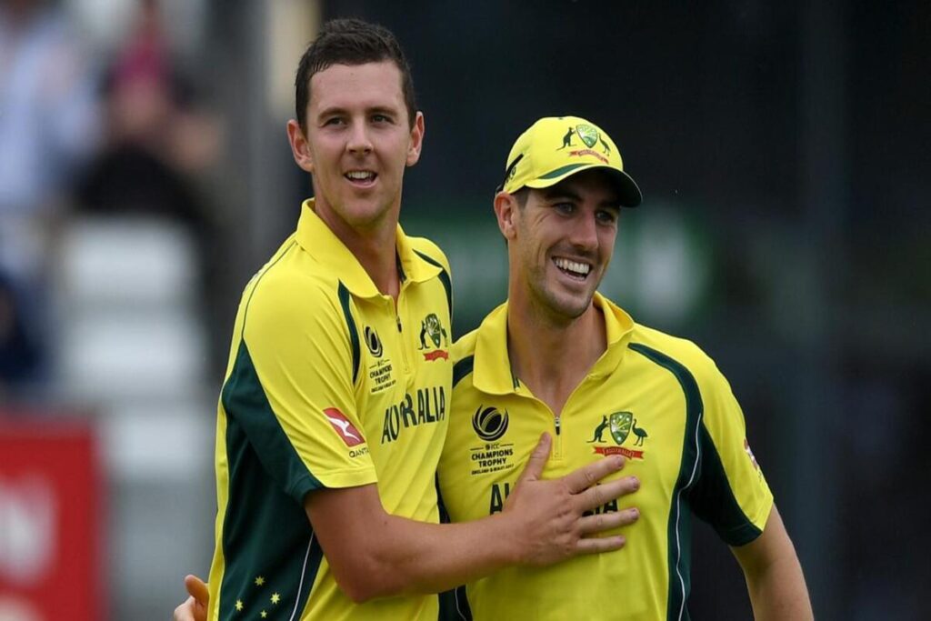 Josh Hazlewood and Pat Cummins