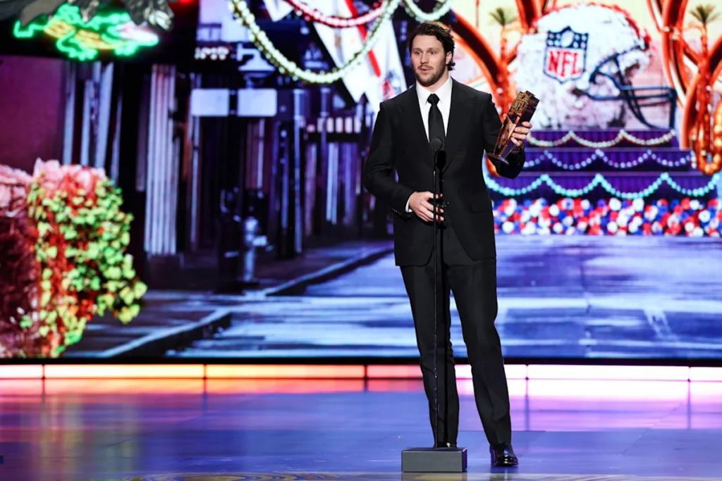 Josh Allen gives MVP speech