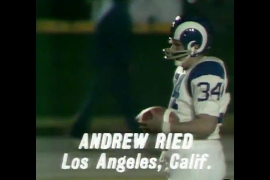 Andy Reid in the Punt, Pass, and Kick contest